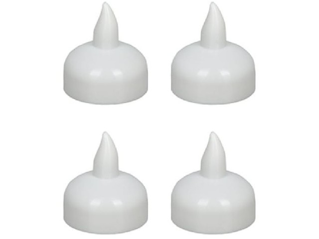 QWERTY Свечи водные светодиодные, пластик, в блистере по 4 шт / 60			